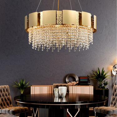 gold crystal chandelier